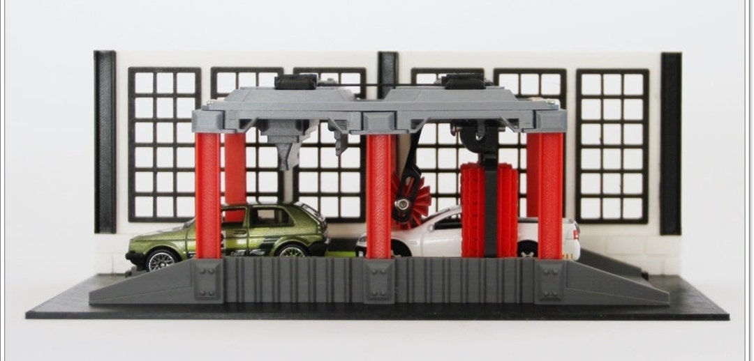 Car Wash Diorama | 1/64 Scale | Veteran Made | S Scale - Etsy