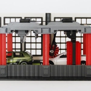 洗車ジオラマ | 1/64 スケール | ベテラン製 | S スケール