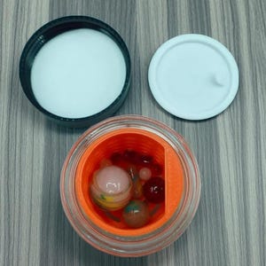 Terp Pearl cleaner 2 OZ glass jar | Concentrate catcher | Customizable | Veteran Made