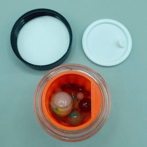 Terp Pearl cleaner 2 OZ glass jar | Concentrate catcher | Customizable | Veteran Made