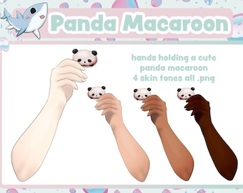 Panda Macaroon | V-tube Asset