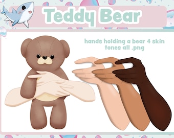 Arms Holding Teddy Bear / V-tuber Asset