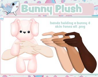 Arms Holding Bunny Plushy / V-tuber Asset