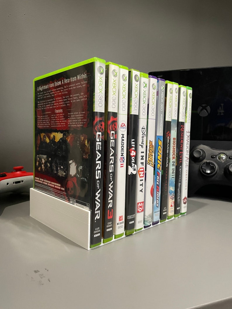 Video Game Organizer 3D Printed Stand Holds 11 Games Etsy