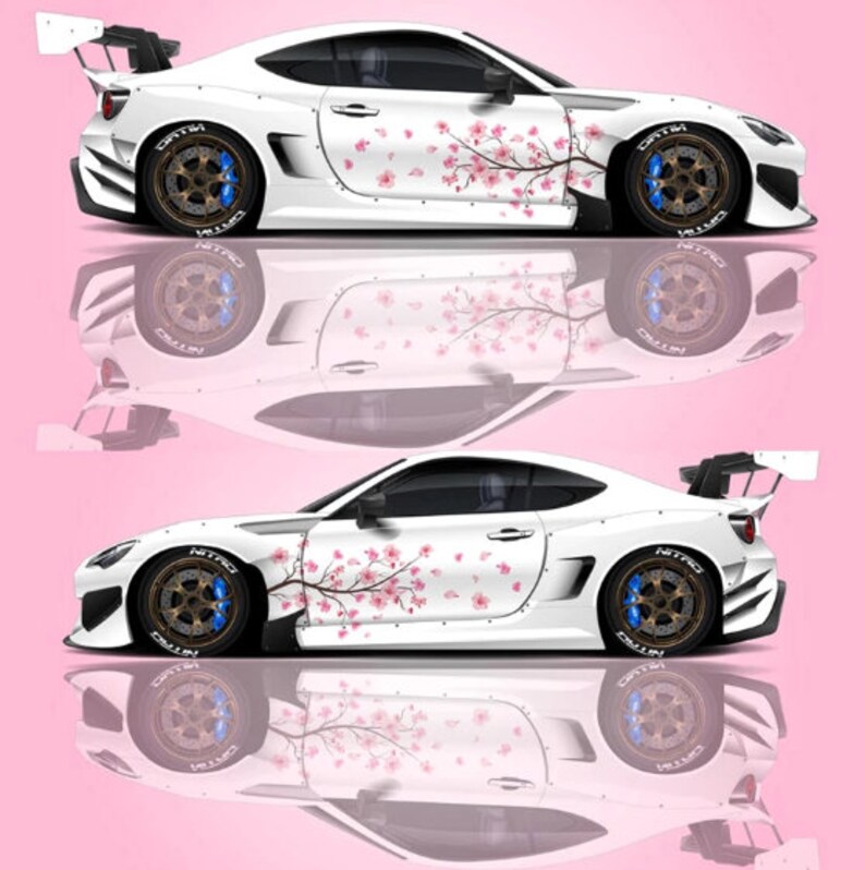 Sakura Cherry Blossom Car Livery Japanese Theme Side Car Etsy