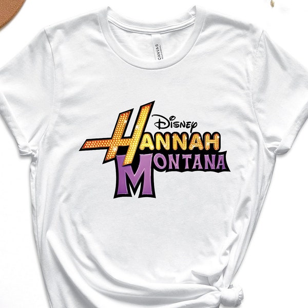 Hannah Montana Shirt, Disney Hannah Montana Shirt, Disney Shirt, 90s Shirt, Hannah Montana Merch Gift, Hannah Montana Fan Shirt