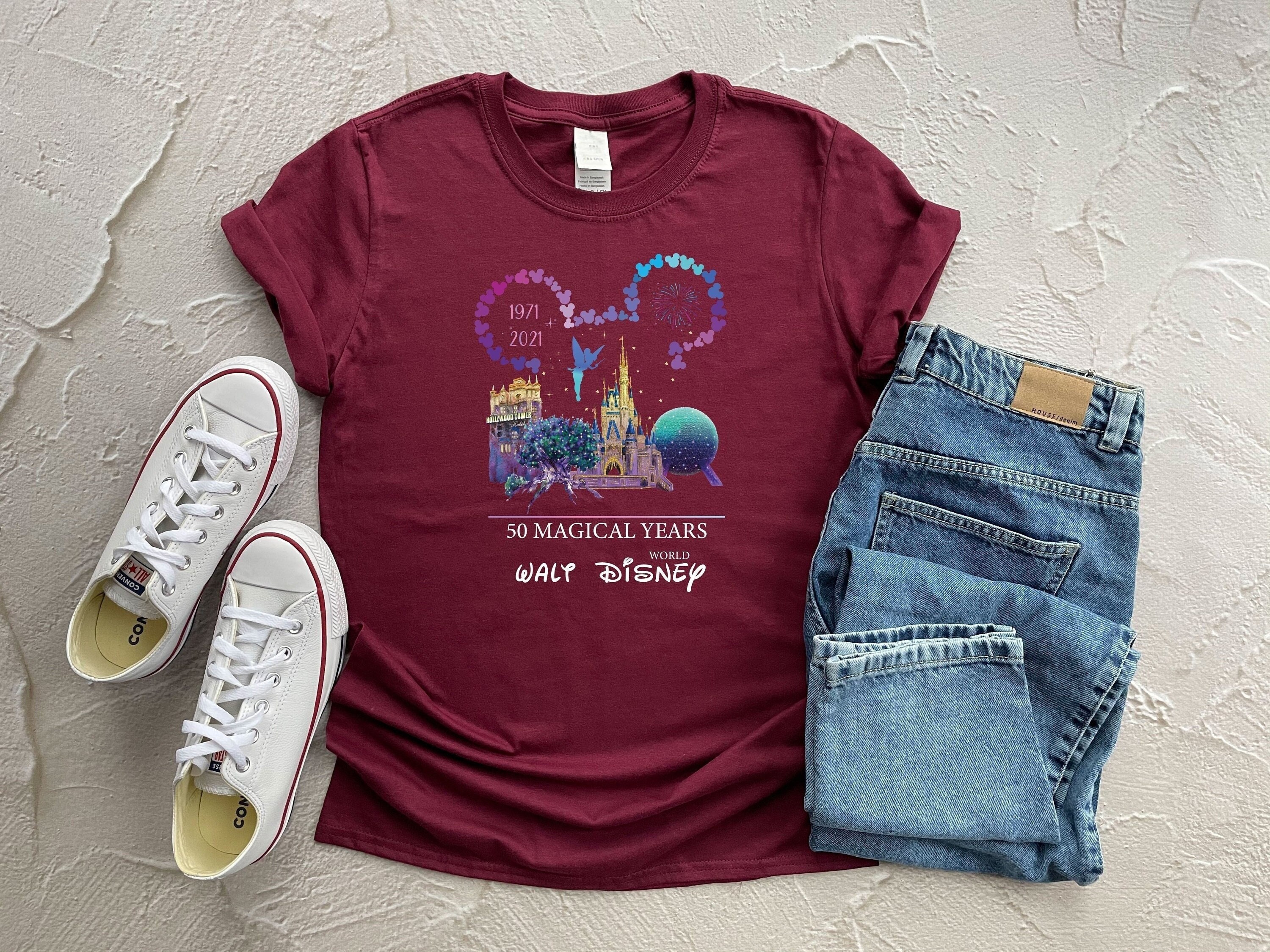 Discover 50th Anniversary Shirt, Disney Shirt, Disney Trip Shirt,  50th Anniversary Celebrating Matching Shirt