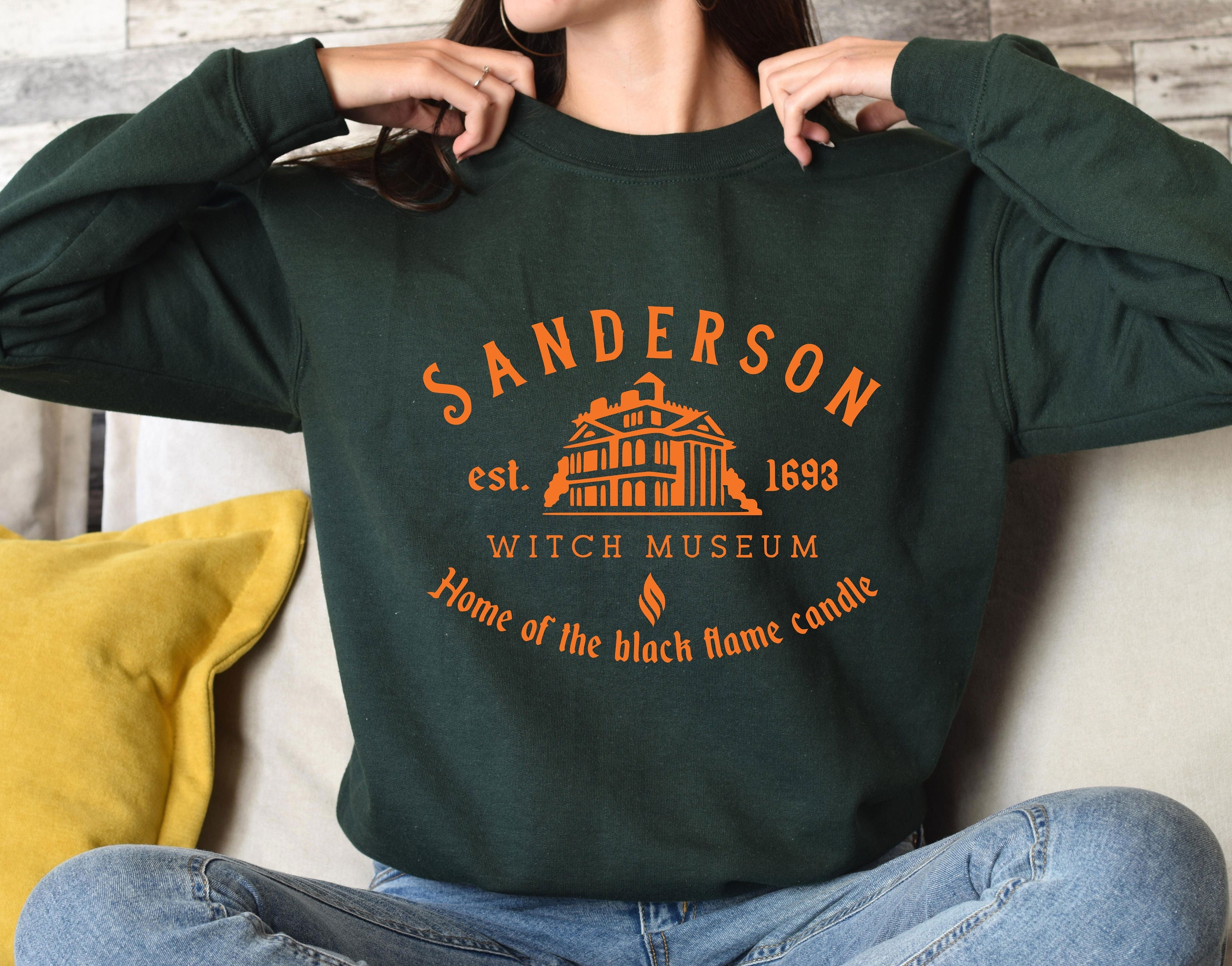 Discover Sanderson Witch Museum Sweatshirt For Happy Halloween Sweatshirt Halloween Shirt Retro Halloween Sweatshirt Vintage Halloween Sweatshirt