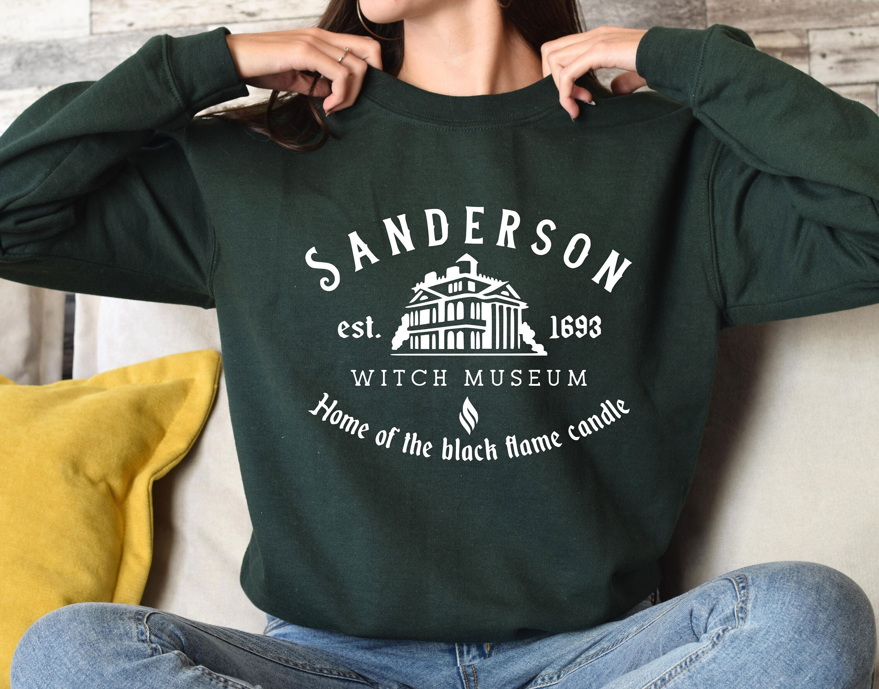 Discover Sanderson Witch Museum Sweatshirt For Happy Halloween Sweatshirt Halloween Shirt Retro Halloween Sweatshirt Vintage Halloween Sweatshirt