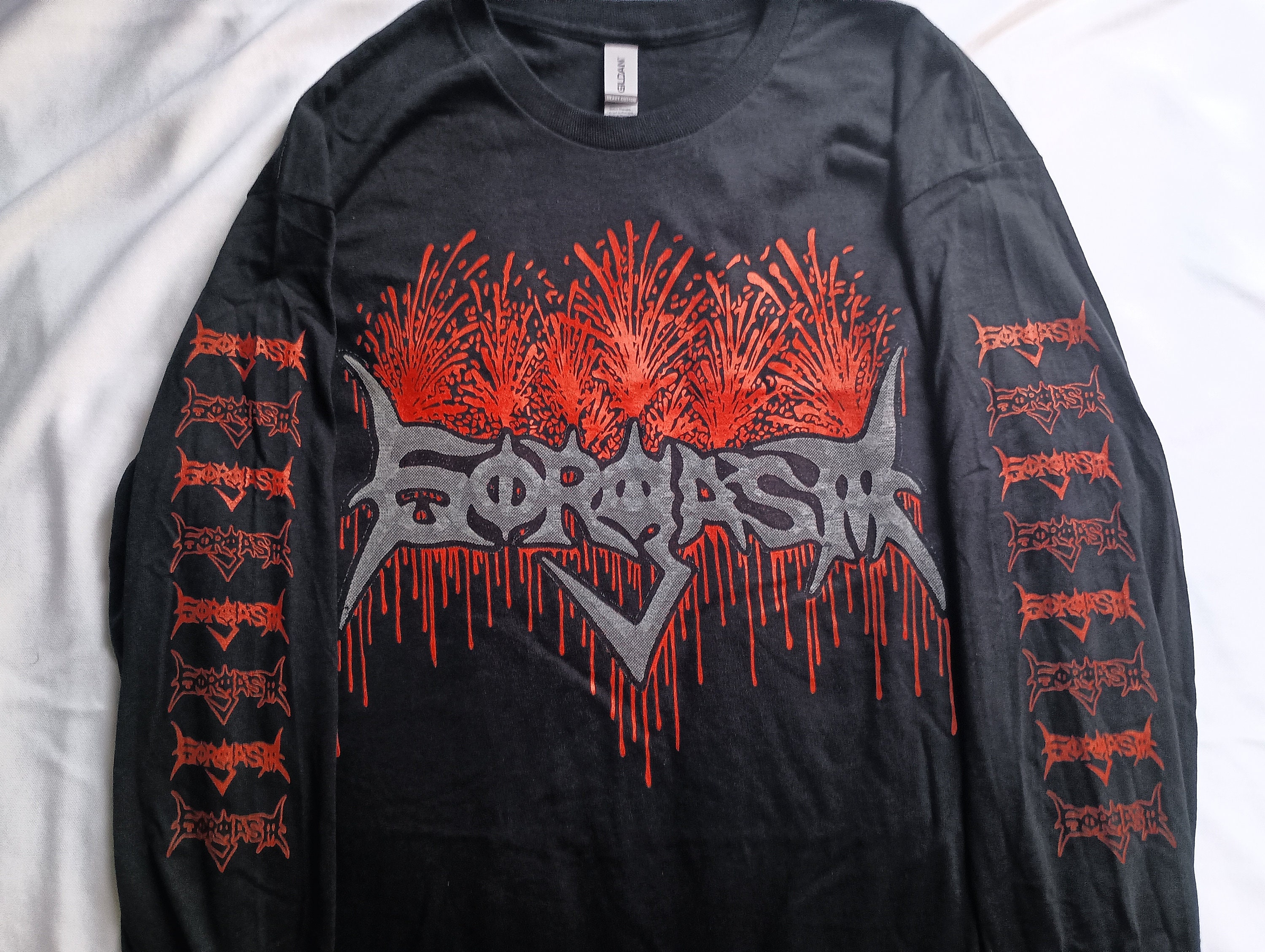 Gorgasm Blood Fountain Longsleeve Shirt - Etsy UK