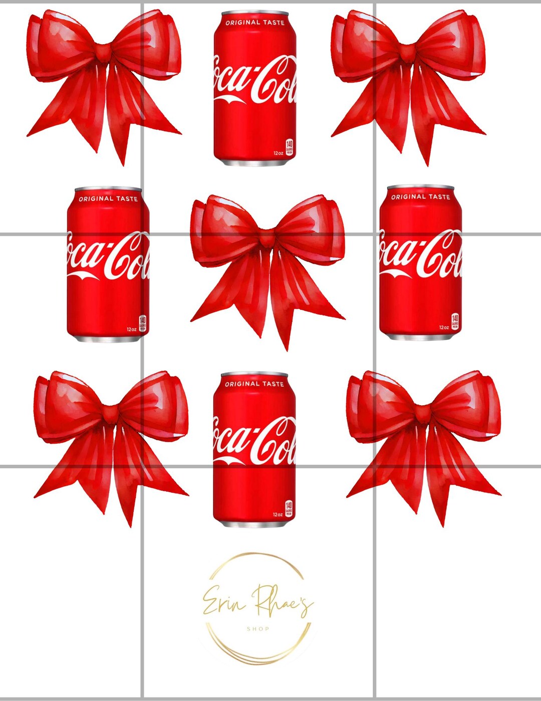 Coke Bow Png - Etsy