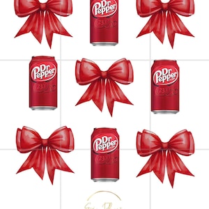 Dr Pepper Bow PNG