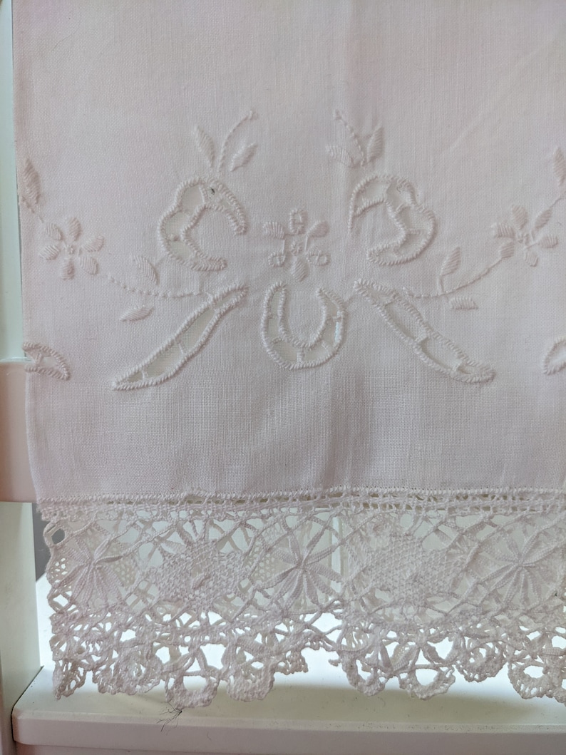 White Lace Hand/tea Towel Etsy