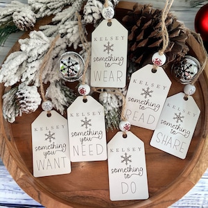 Personalized Christmas Gift Rule Tags | Complete Set of 6