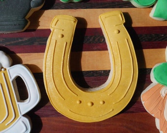 ¡Cortador de galletas de herradura de la suerte del día de San Patricio!