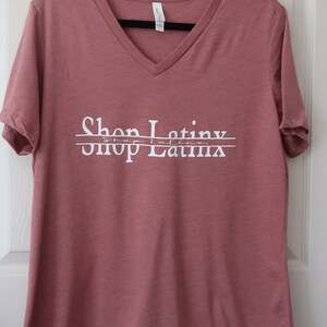 Shop Latinx Tshirt | Latinas support Latinas, Support Latinx Business, Latina girl shirt, Latina woman shirt, Latina owned, Latinx Owned