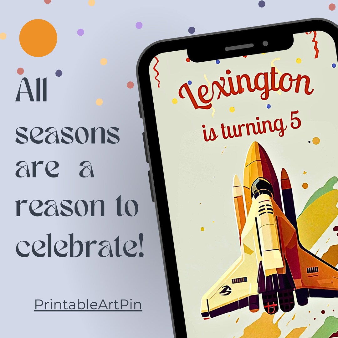 Online Birthday Invite Birthday Invitation Colorful Plane Etsy