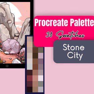 Neautral Procreate Palette | iPad Procreate | Procreate Swatches | Procreate Color Palette | Color Swatches | Digital Color Palette