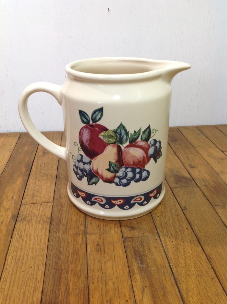 Vintage Farmhouse Pitcher Etsy