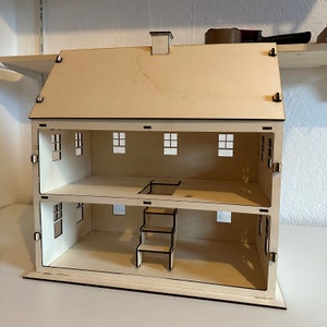 Wooden dollhouse kit image 2