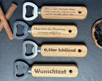 Flaschenöffner Personalisiert | Wunschgravur | Bieröffner Motiv | Personalisiertes Geschenk