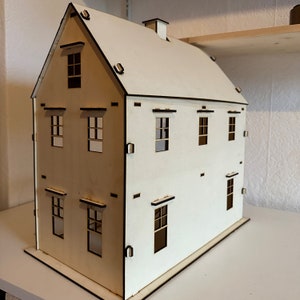 Wooden dollhouse kit image 3