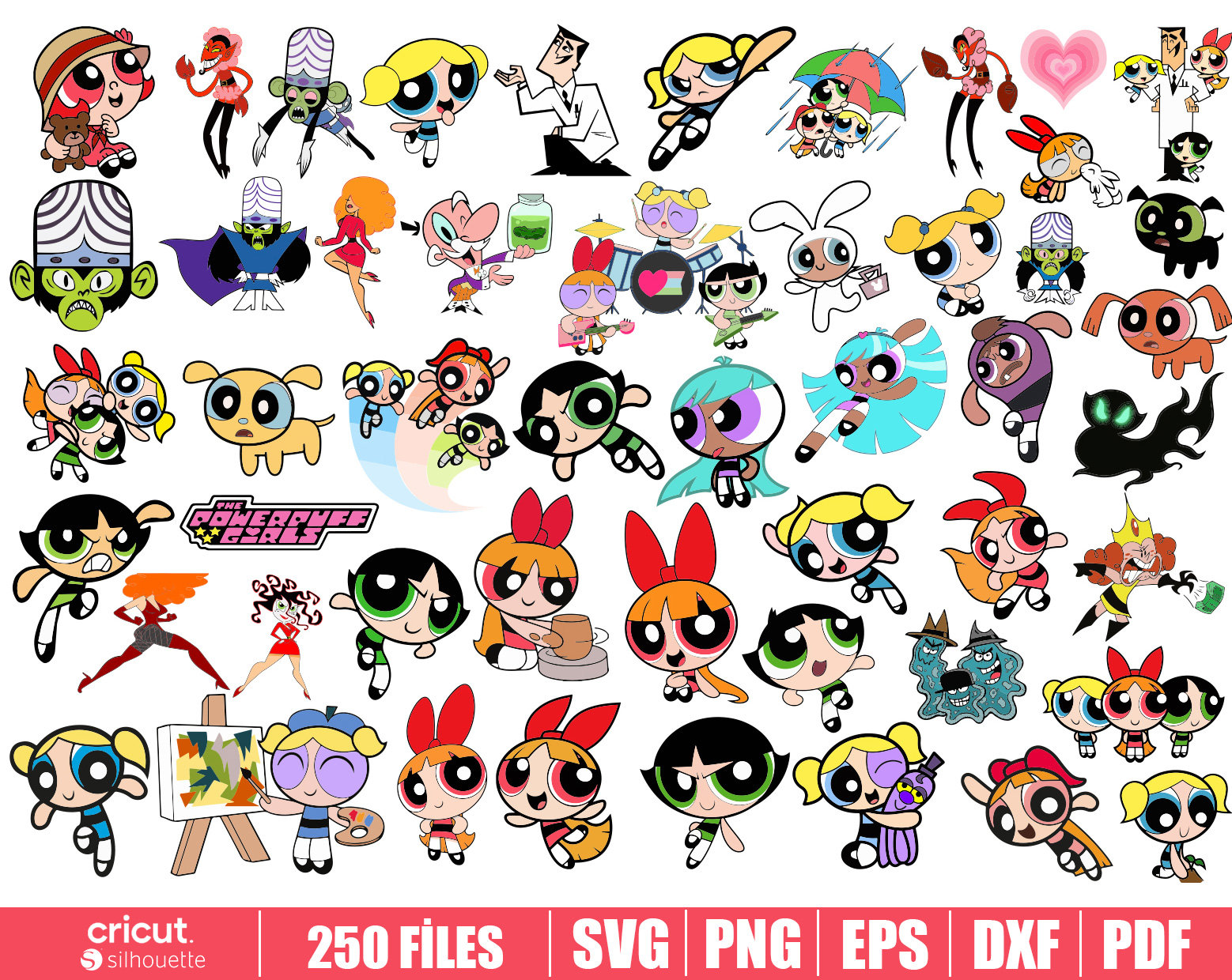 Powerpuff girls svg power puff girl png svg para cricut Etsy España