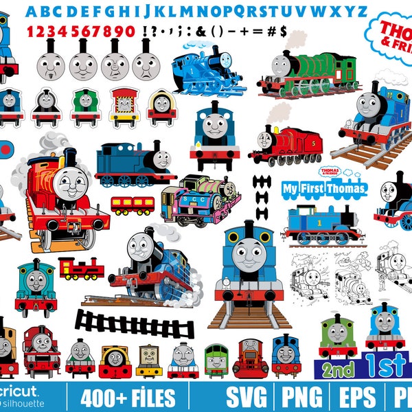 Thomas der Zug svg, Zug svg für cricut, Thomas the train png, thomas and friends svg, thomas und tank svg, Sofort Download