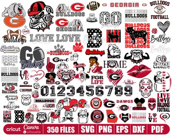 Bulldogs SVG, Bulldogs Team Svg Bundle, Football Svg, School Mascot Svg, Svg For Cricut, Clipart, Layered Files, Instant Download