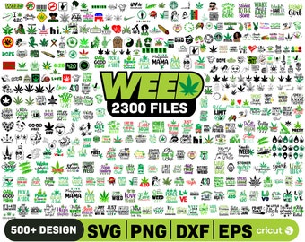 1500+ Weed Svg, Stoner Svg Bundle, Marijuana Svg, Weed Quotes Svg, Smoking Svg, 420 Svg, Vector, Svg For Cricut, Layered Files, Instant