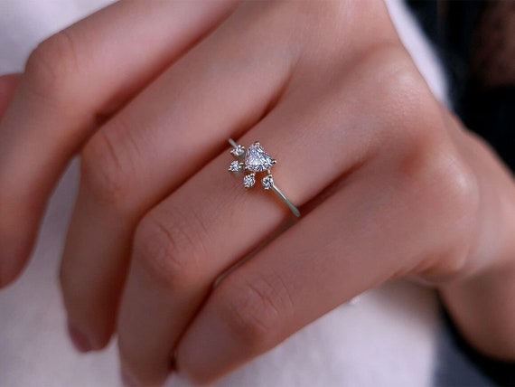 Diamond paw ring sale