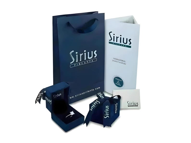 a blue shopping bag with a pair of scissors next to it