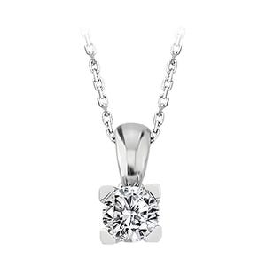 0,47 kt echte diamanten solitaire-ketting, 14K gouden sierlijke bruidsketting, unieke edelsteen vrouwen ketting, statement ketting, vrouwen cadeau