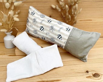 Embroidery design Sleepy Pillow 8x11in, ITH embroidery pillow with hotel closure and inner cushion, blank machine embroidery