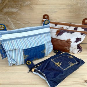 Baggy Bag Embroidery File 5.7''x9.44", 7''x12", 7.87''x11.81" , ITH Bag with 2 Zippers, ITH Bag Embroidery File, Machine Embroidery Bag