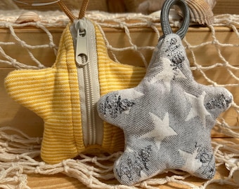 Embroidery file starfish bag for 4x4'' hoop with zipper, In The Hoop Junior Starfish Zip Bag in star shape, ITH for embroidery machines