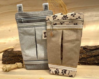 Embroidery file zipper bag XL & XXL In The Hoop, ITH bag LongBone, Bag for dog training, In the hoop embroidery design machine embroidery