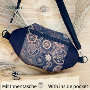 ITH embroidery file Crossbody Bag 7''x12'' with inner pocket, In The Hoop Bag Wabee, blank bag machine embroidery, embroidery design
