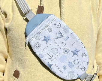 Embroidery file Crossbody Bag 14.5x24 (5.7x9.44’’), In The Hoop breast pocket, ITH blank zipper bag, embroidery design machine embroidery