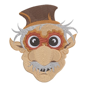 Ringmaster, Steampunk, Embroidery File, 3 Sizes, Instant Download, ZIP File