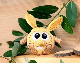 Embroidery file bunny troll in the hoop 4x4 hoop cuddly toy embroidery design cute machine embroidery children
