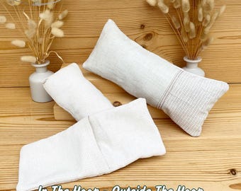 Embroidery design Sleepy Pillow in 5.9x8.3'', ITH embroidery pillow with hotel closure and inner cushion, blank machine embroidery