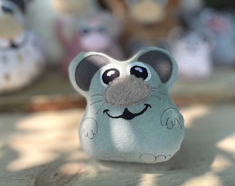 Mouse 6x7 embroidery file ITH for embroidery machines, soft toy In The Hoop, embroidery design with small appliqués for 6x8'' hoop