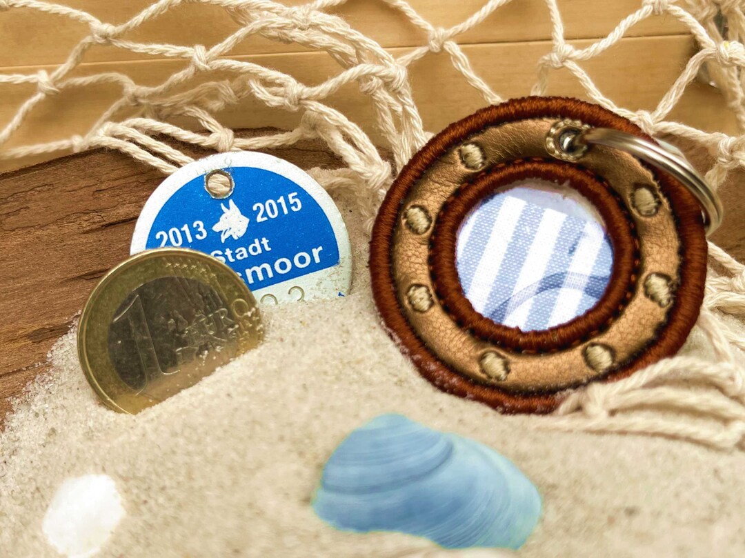 Photo inspiration: Gallery Detail: Porthole Pendant In The Hoop Embroidery File Dog Tag Tag
