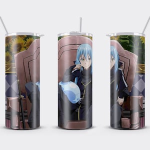 Anime Manga  20oz Straight Tumbler PNG Wrap