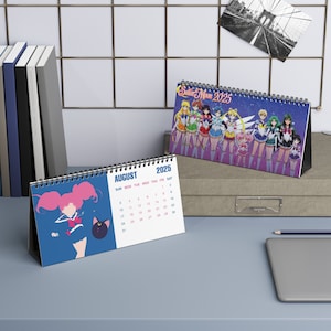 Anime-bureaukalender 2025 | Bureaukalender 2025 | Anime | Kalender 2025 | Anime-kalender