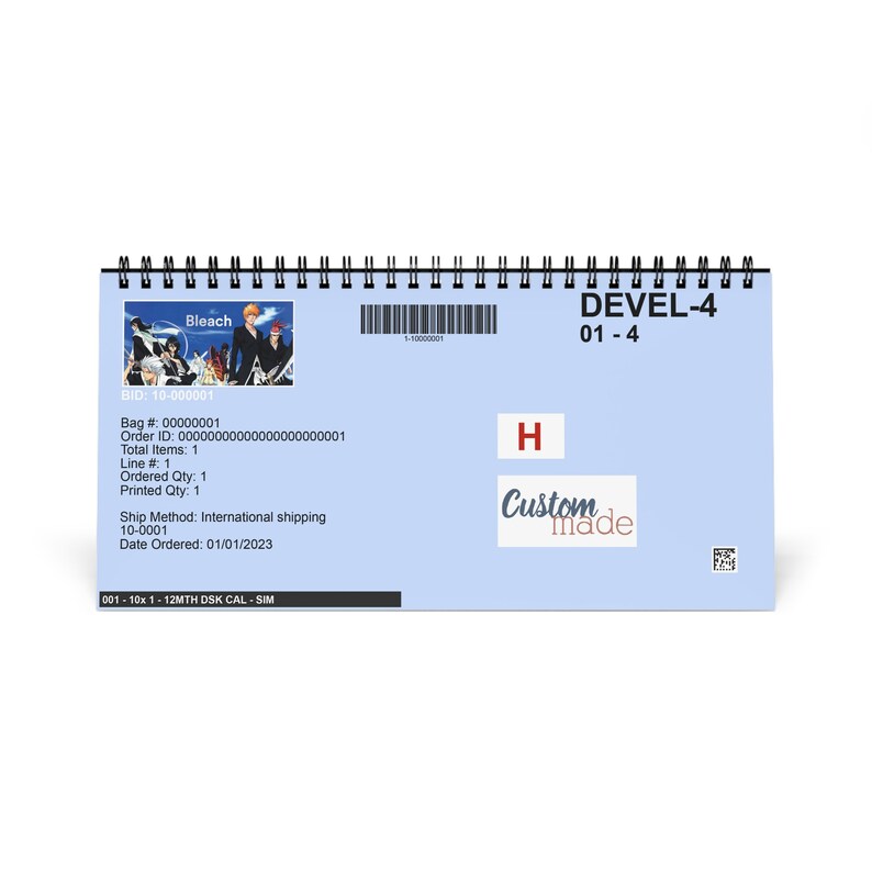 2025 Anime Manga Desk Calendar 2025 Desk Calendar 2025 Calendar Anime