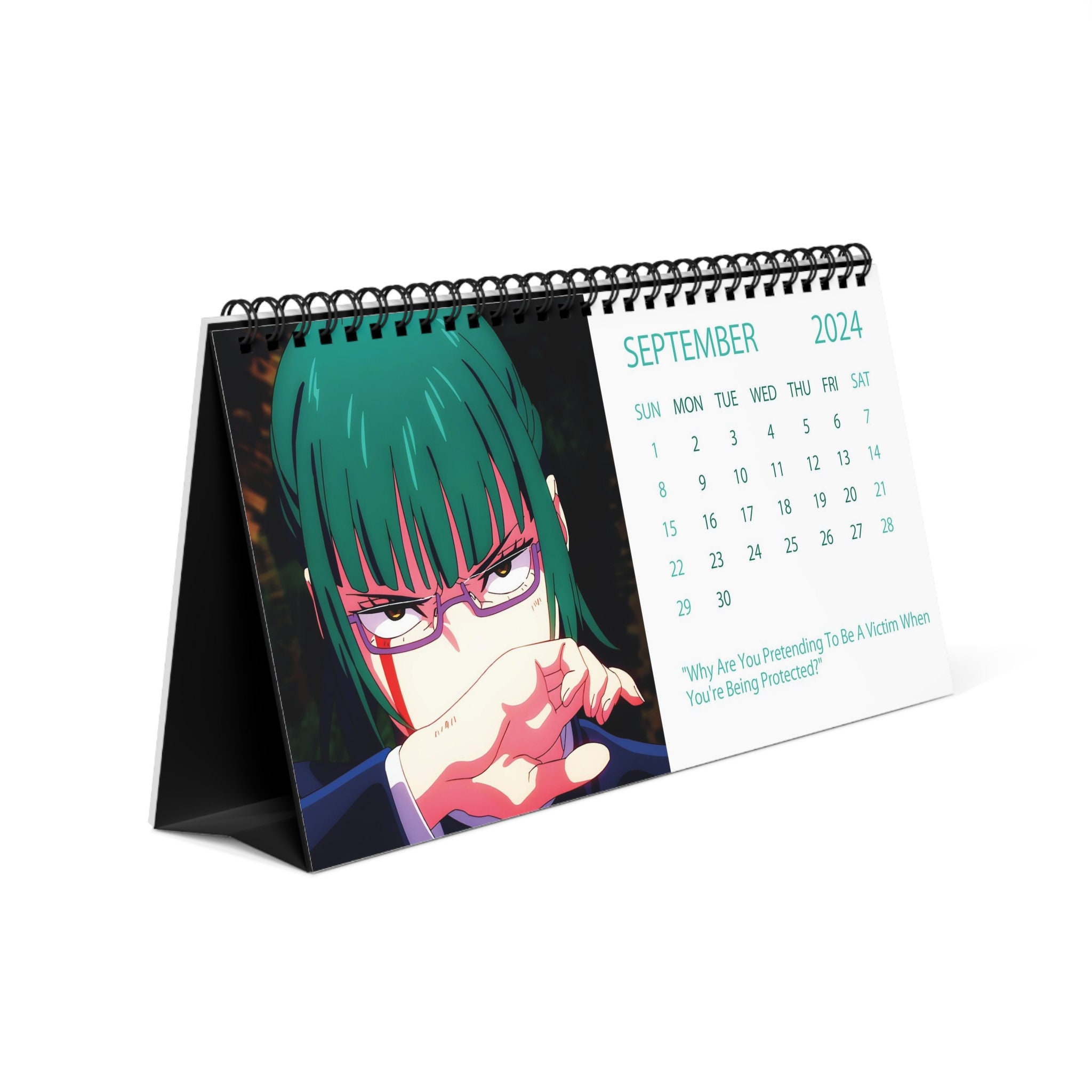 2024 Anime Desk Calendar 2024 Desk Calendar Anime 2024 Calendar