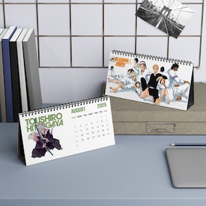Anime-bureaukalender 2025 | Bureaukalender 2025 | Anime | Kalender 2025 | Anime-kalender