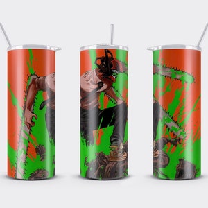 Anime Manga  20oz Straight Tumbler PNG Wrap